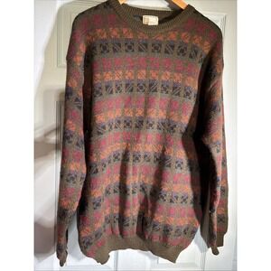 Body Equip Vintage 1980s Men's Wool Blend Sweater Sz XL